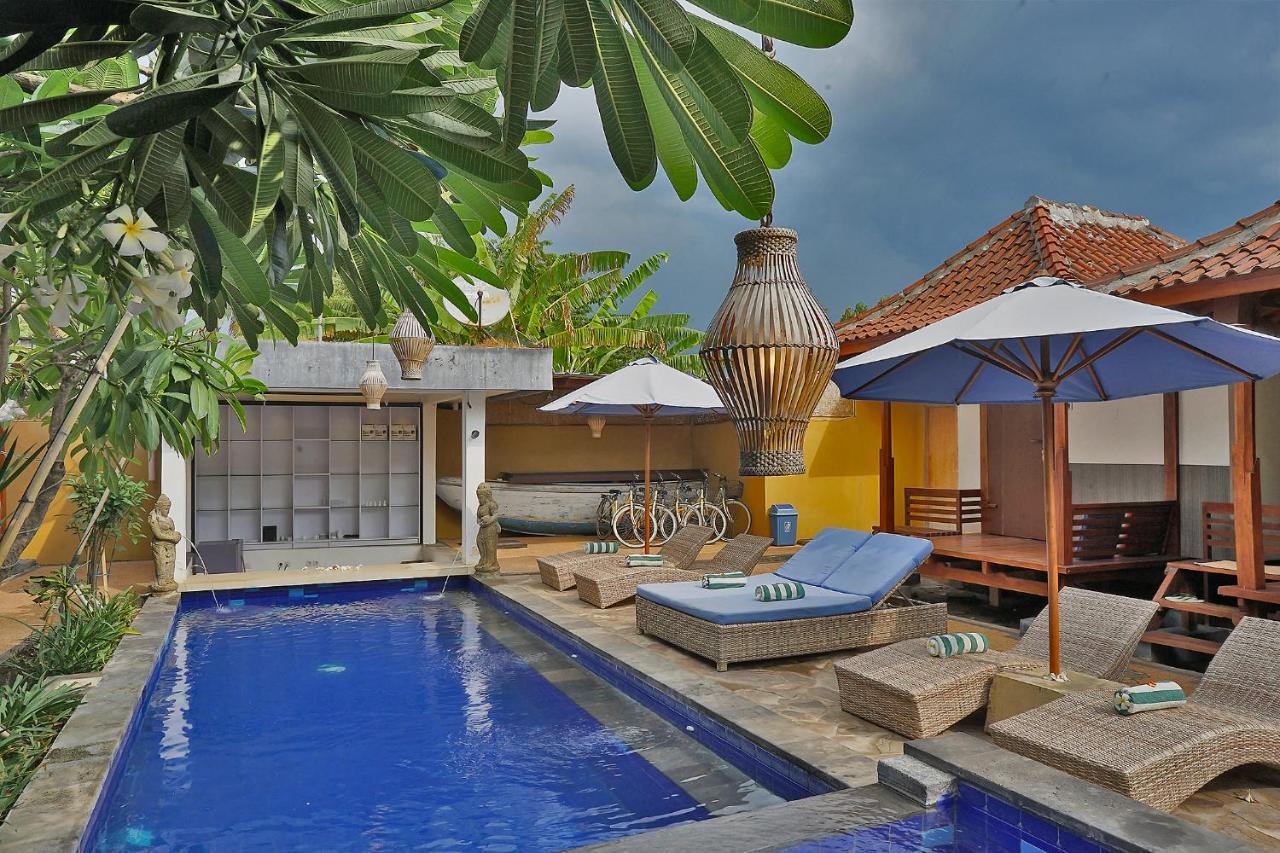 Sari Gili Bungalow Gili Air Exteriör bild