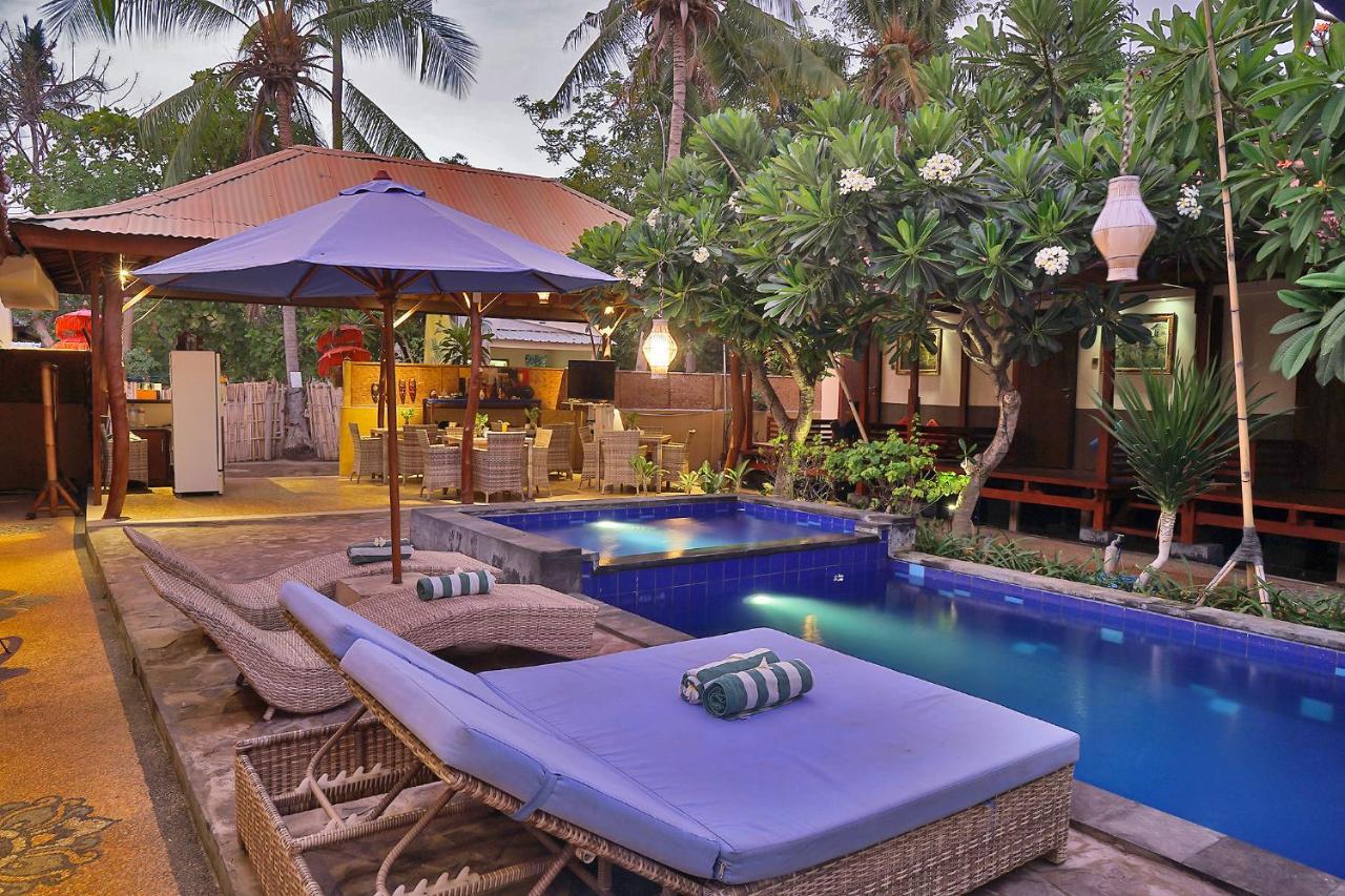Sari Gili Bungalow Gili Air Exteriör bild