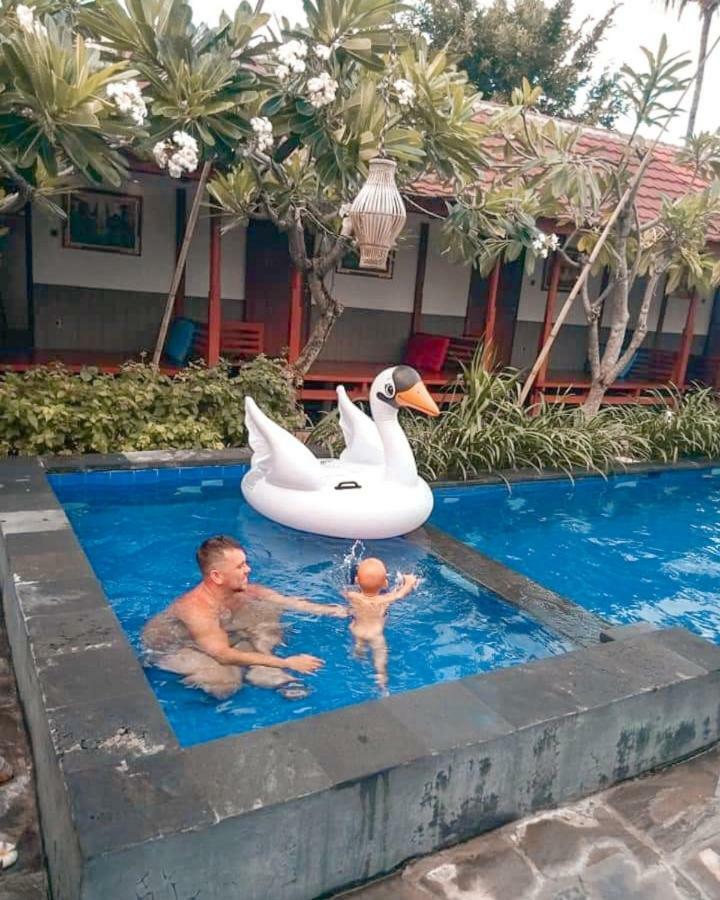 Sari Gili Bungalow Gili Air Exteriör bild